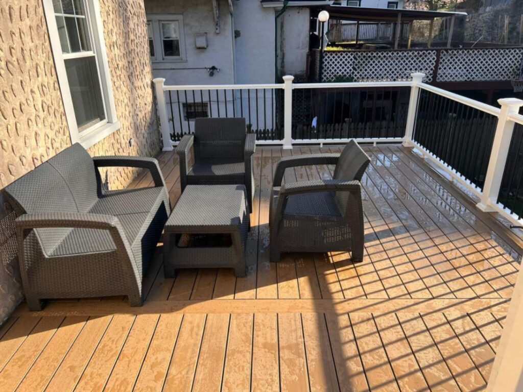 Outdoor decks space