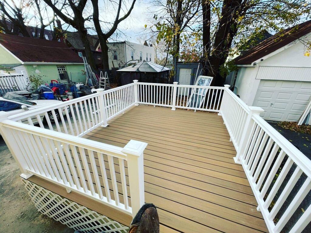 New deck construction completed